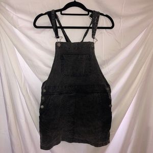 Corduroy Suede Overall Dress